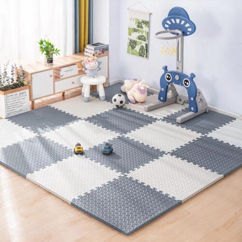 Tapis de jeu puzzle 16 pièces pour enfant