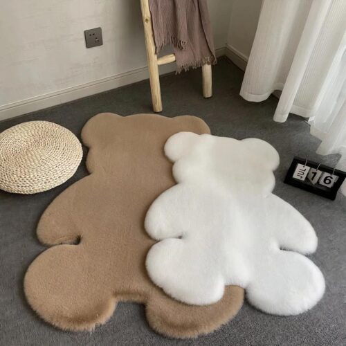 Tapis forme forme ourson chambre bébé